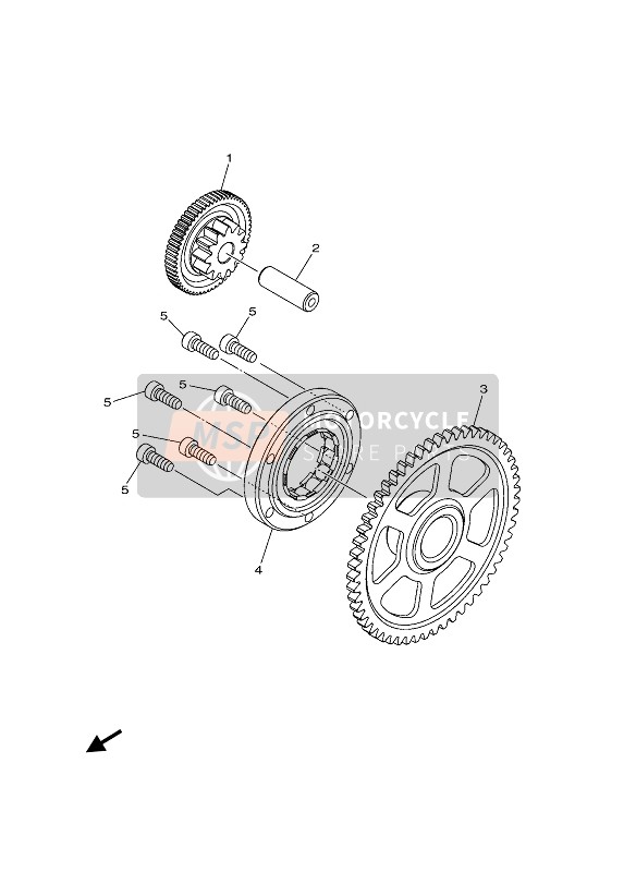 Yamaha XMAX 300 2020 Starter 2 voor een 2020 Yamaha XMAX 300